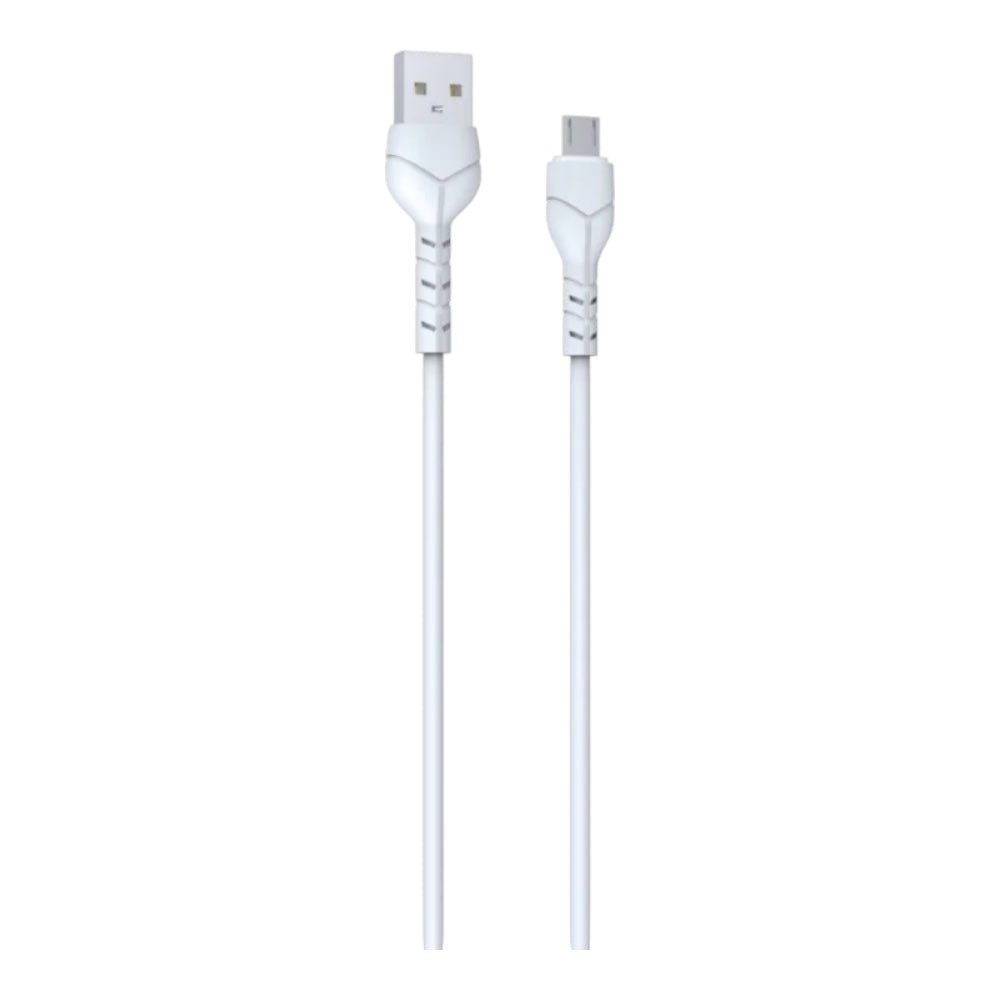 Cable devia usb devia micro usb kintone series economico ec205 color blanco - TOP MOVIL