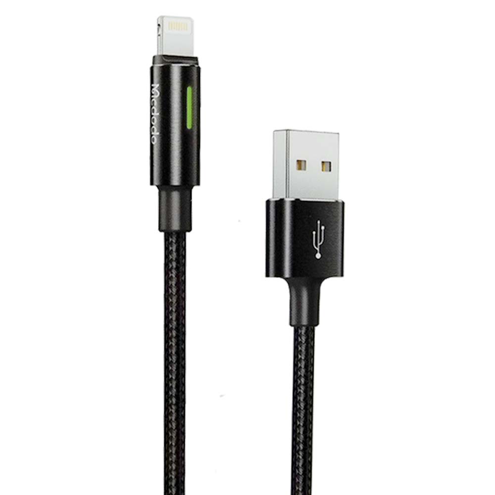 Cable mcdodo usb ca - 4600 1.2 metros con la funcion de auto disconnect usb a lightning color negro - TOP MOVIL