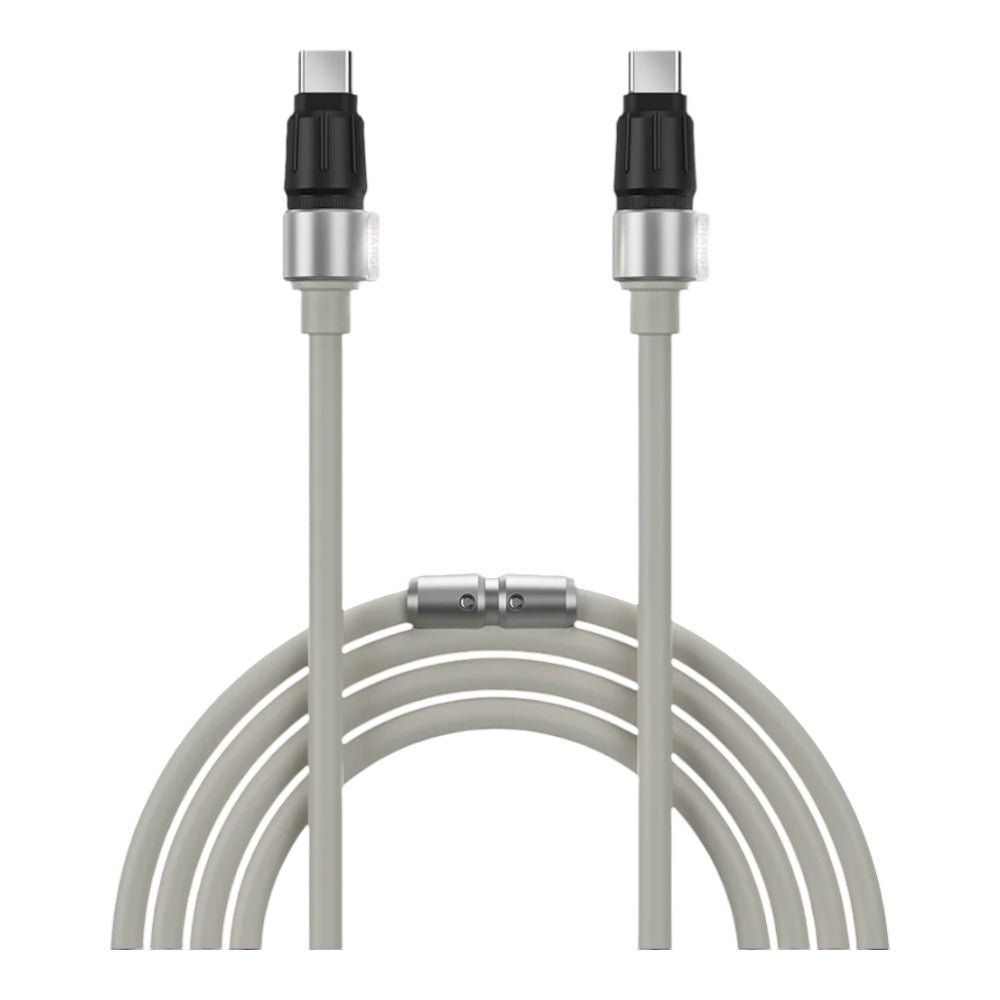 Cable sharge tipo c phantom cable c to c color blanco - TOP MOVIL