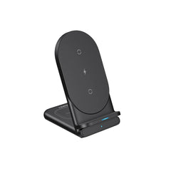 Cargador aukey inalambrico 2 in 1 wirelesfast (bk / wh) color negro - TOP MOVIL