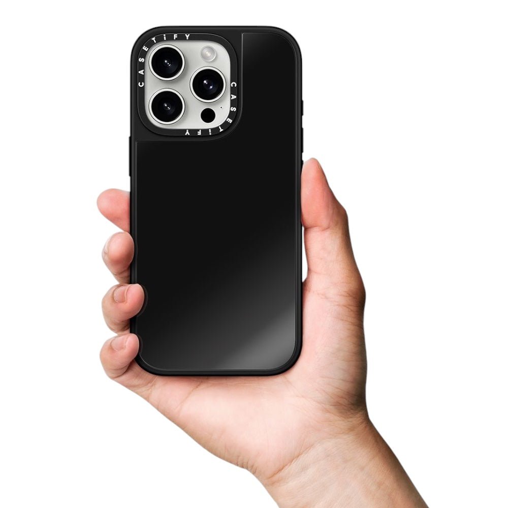 Casetify mirror marco negro iphone 15 plus color negro - TOP MOVIL