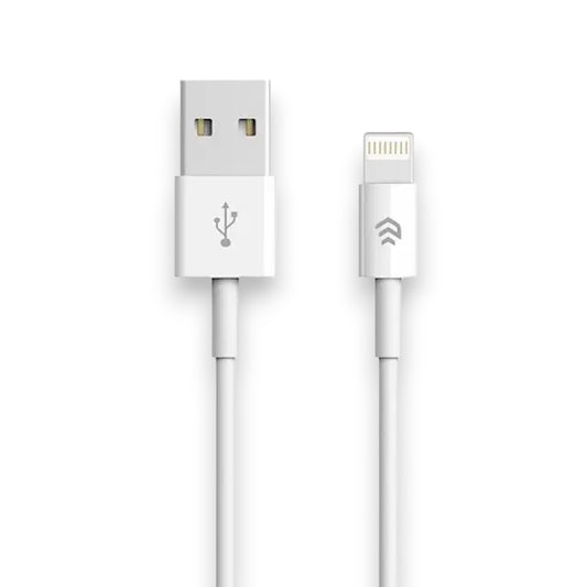 Cable devia lightning smart series (5v 2a,2m) color blanco - imagen 1
