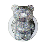 Gadget pop grip magsafe circular oso plateado