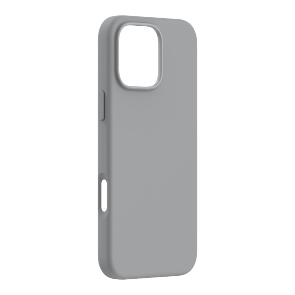 Estuche devia skin iphone 16 pro max nature series silicone magnetic case color gris oscuro