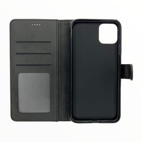 estuche carteras lc imeeke folio libreta con porta tarjeta apple iphone 11 pro color negro - TOP MOVIL