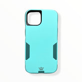 estuche clasico el rey commuter apple iphone 13 color turquesa - TOP MOVIL