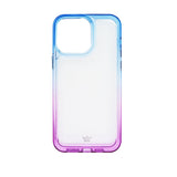 Estuche clasico el rey degrade apple iphone 14 pro max color azul / morado - TOP MOVIL