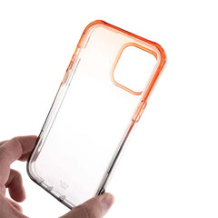 Estuche clasico el rey degrade apple iphone 14 pro max color naranja / gris - TOP MOVIL