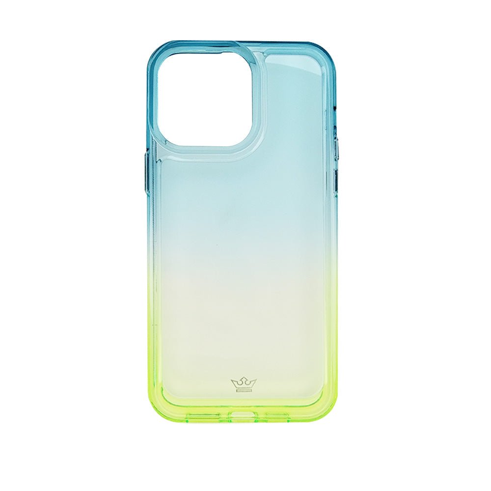 Estuche clasico el rey degrade apple iphone 14 pro max color turquesa / verde - TOP MOVIL