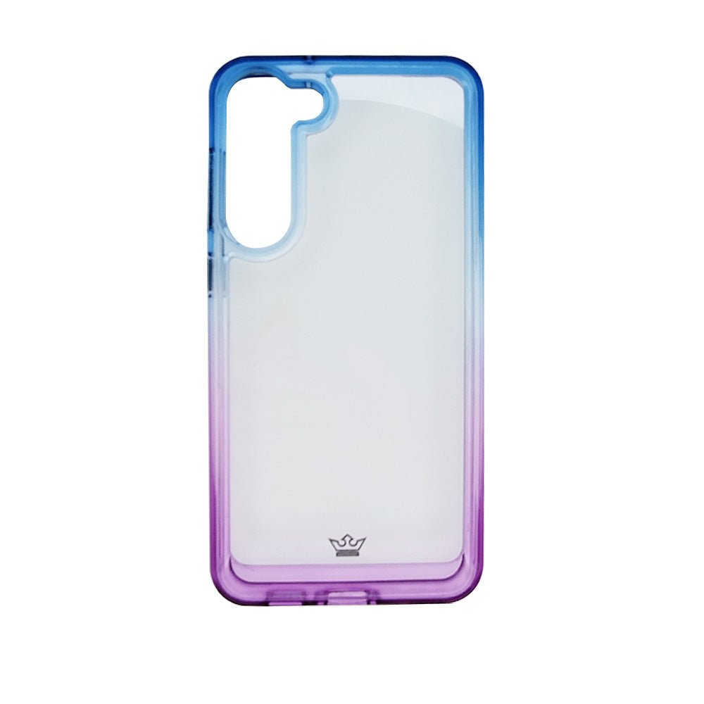 estuche clasico el rey degrade samsung s23 plus color azul / morado - TOP MOVIL