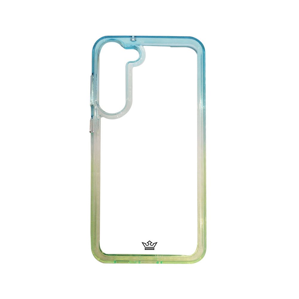 estuche clasico el rey degrade samsung s23 plus color turquesa / verde - TOP MOVIL