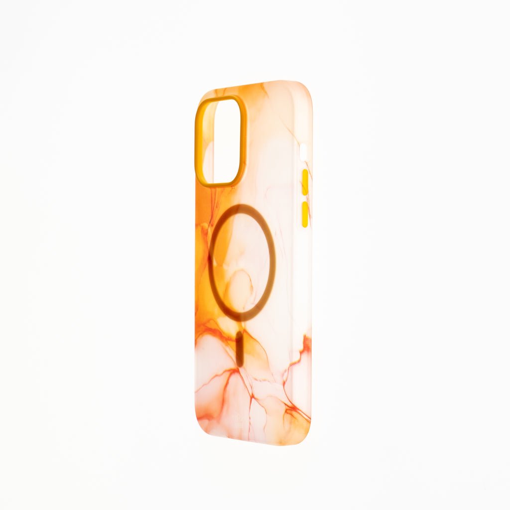 Estuche clasico el rey figura apple iphone 14 pro max color naranja - TOP MOVIL