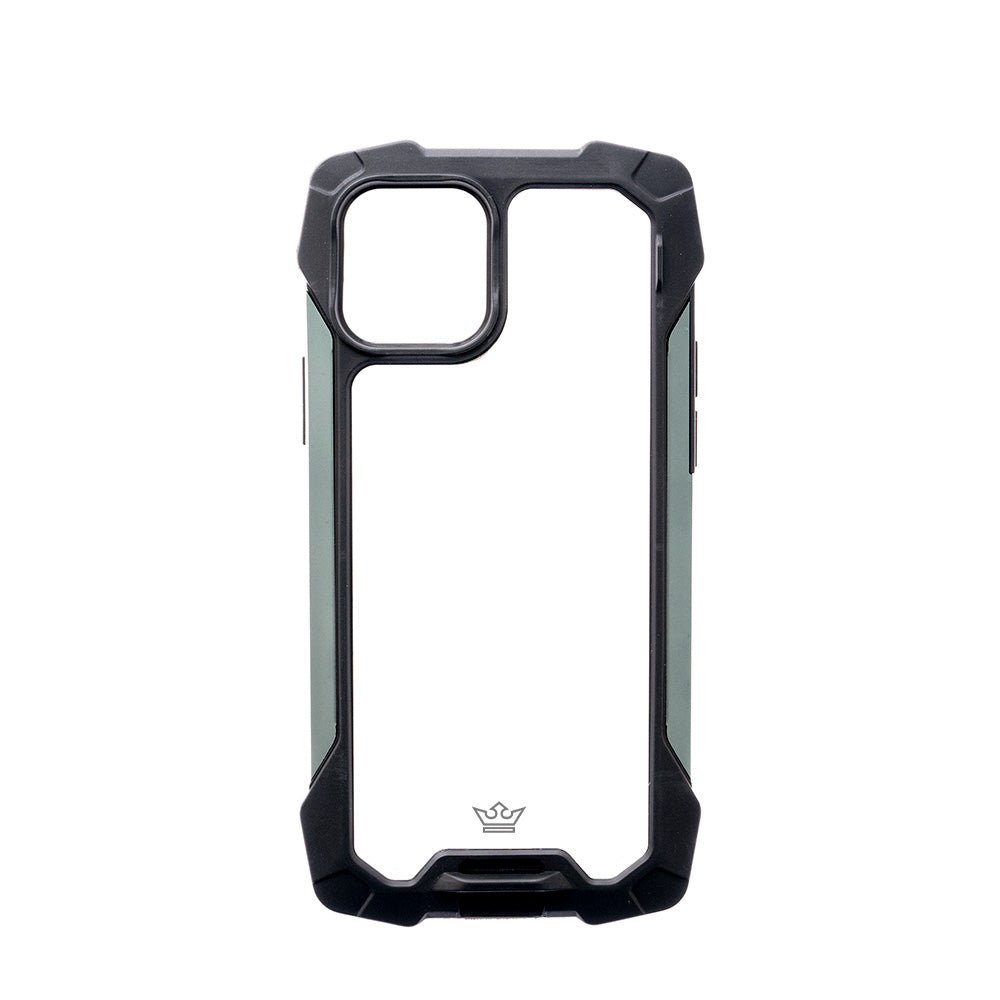 Estuche clasico el rey impact 10 metros de proteccion apple iphone 13 pro max color negro / gris - TOP MOVIL