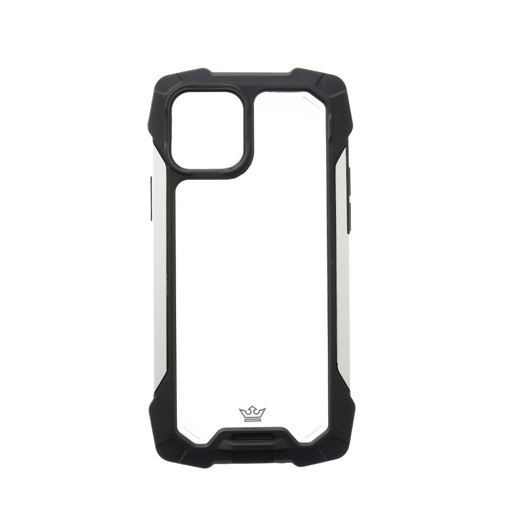 estuche clasico el rey impact 10 metros de proteccion apple iphone 13 pro max color negro / plateado - TOP MOVIL