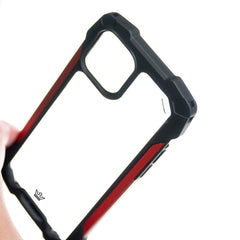 Estuche clasico el rey impact 10 metros de proteccion apple iphone 13 pro max color negro / rojo - TOP MOVIL