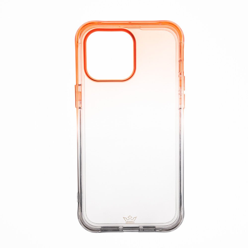 estuche clasico el rey marco degrade apple iphone 14 plus color naranja / gris - TOP MOVIL