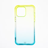 Estuche clasico el rey marco degrade apple iphone 14 pro max color verde / turquesa - TOP MOVIL