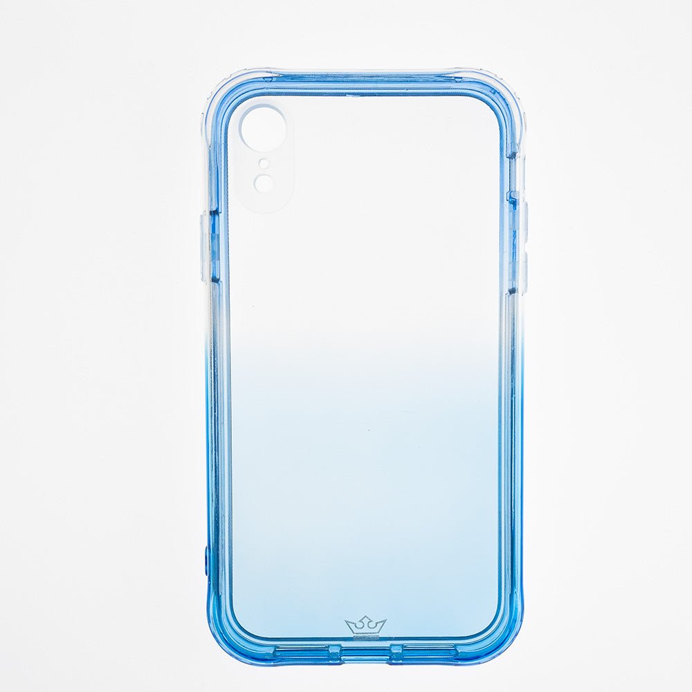 Estuche clasico el rey marco degrade de apple iphone xr color celeste - TOP MOVIL