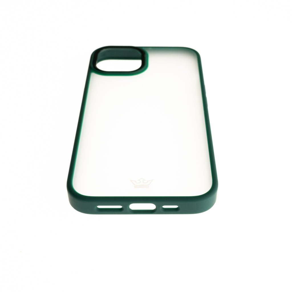 Estuche clasico el rey mate marco de apple iphone 12 pro max color verde - TOP MOVIL