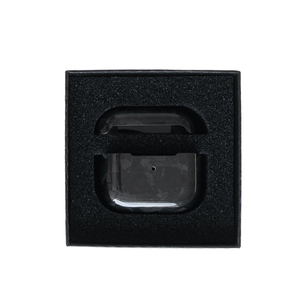 Estuche clasico el rey trenzado fibra carbon apple airpods gen 3 color fibra carbon negro - TOP MOVIL