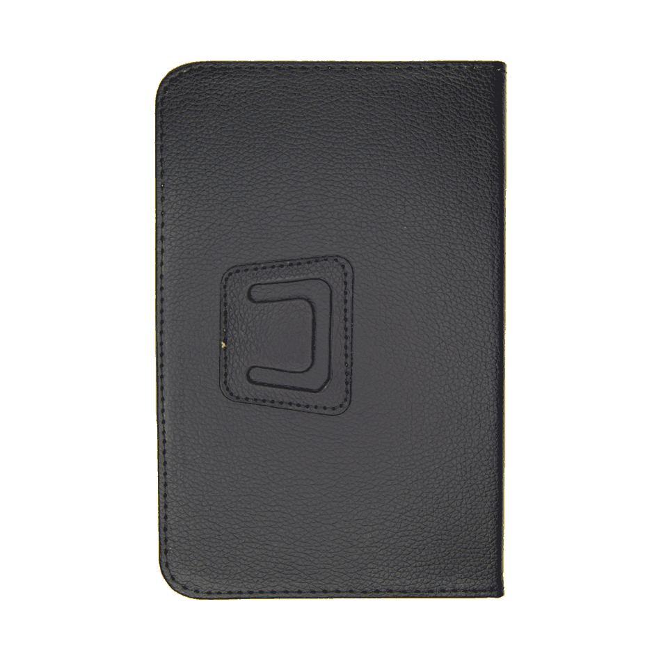 Estuche clasico generico folio cuerina 7 / 8 inch con empaque color negro - TOP MOVIL