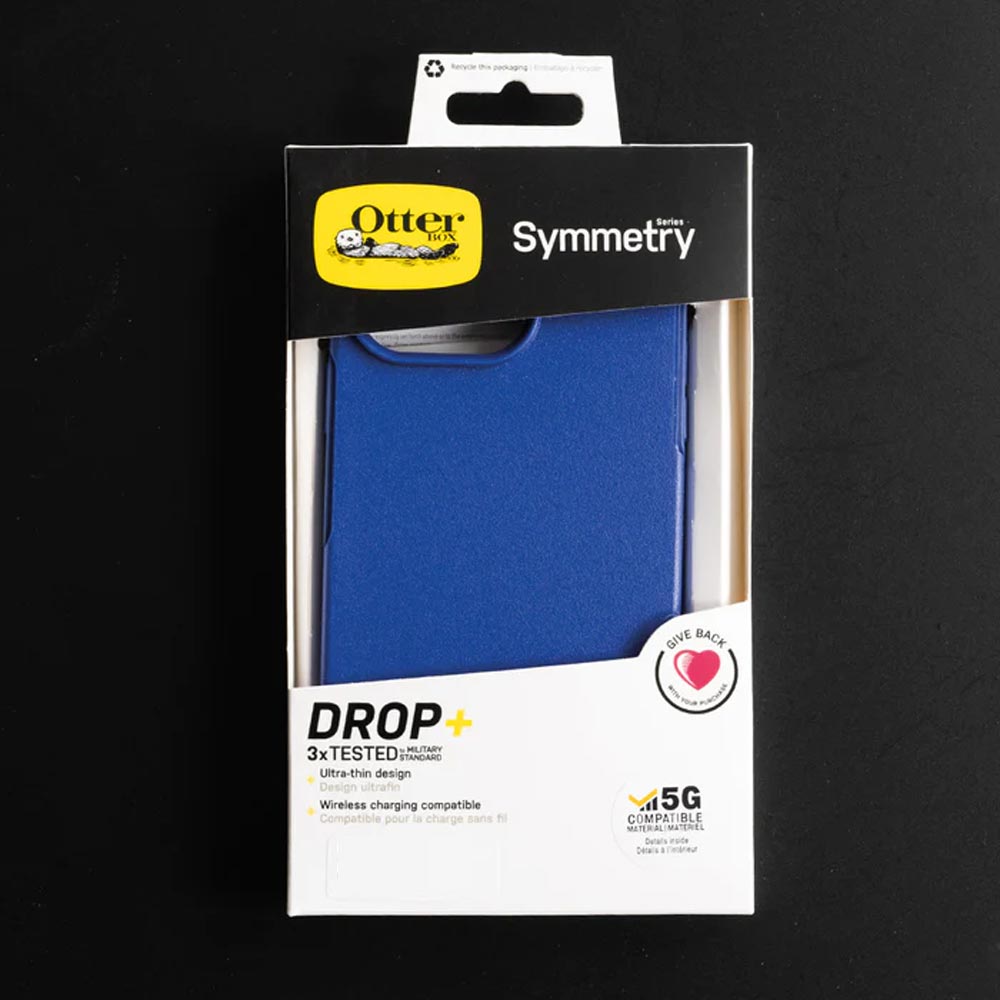 Estuche clasico otterbox symmetry apple iphone 13 pro max color azul - TOP MOVIL