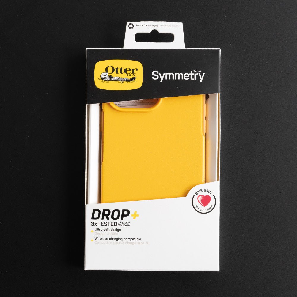 Estuche clasico otterbox symmetry apple iphone 14 pro max color amarillo - TOP MOVIL