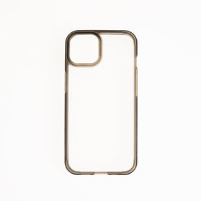 estuche clasico spigen transparente marco apple iphone 13 color gris / transparente - TOP MOVIL