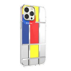 Estuche clasico switcheasy artist double in mold decoration apple iphone 12 pro max / iphone 13 pro max color naranja - TOP MOVIL