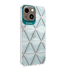 Estuche clasico switcheasy artist double in mold decoration apple iphone 13 / iphone 14 color aurora - TOP MOVIL