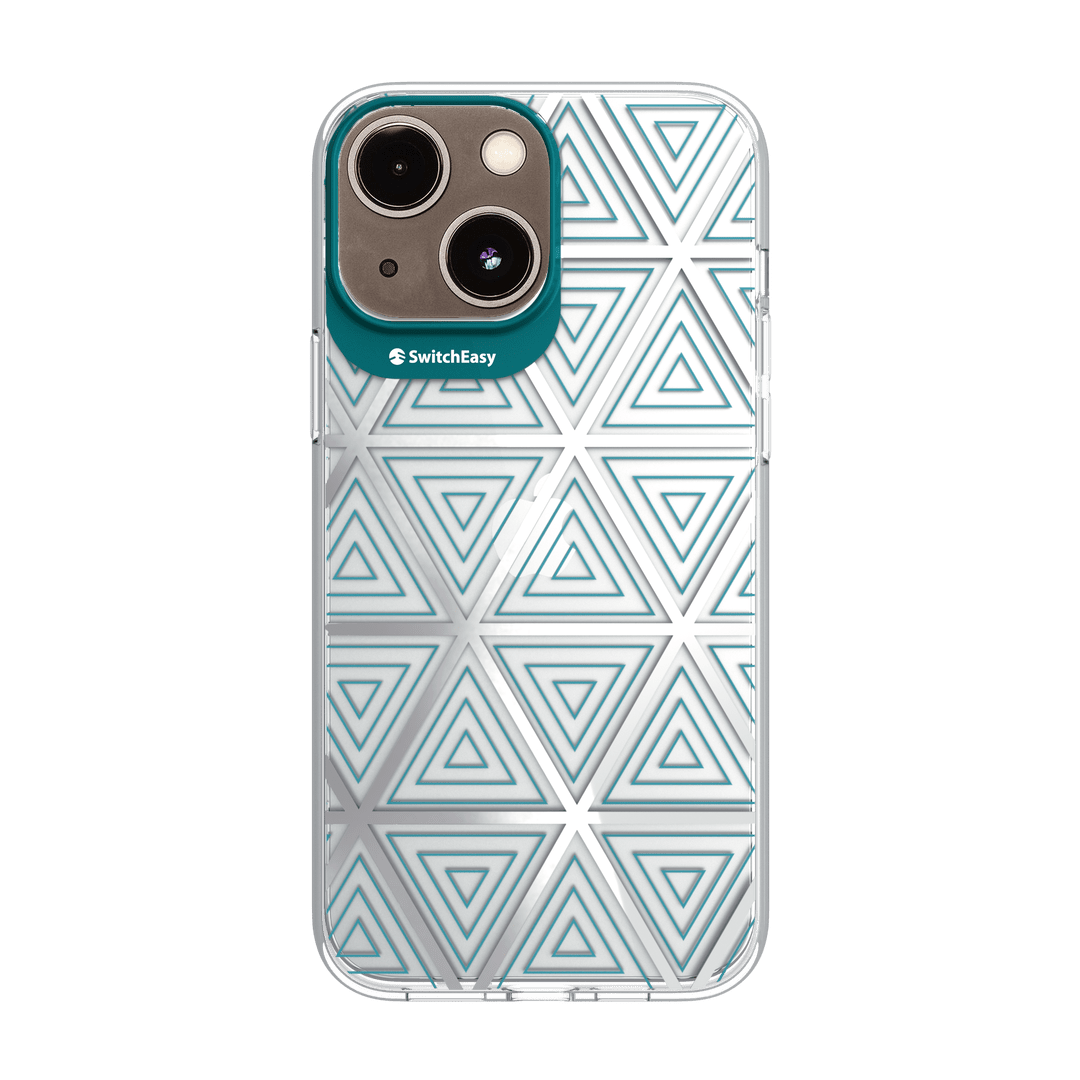 Estuche clasico switcheasy artist double in mold decoration apple iphone 13 / iphone 14 color aurora - TOP MOVIL