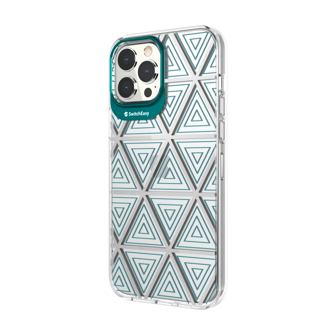Estuche clasico switcheasy artist double in mold decoration apple phone 12 pro max / iphone 13 pro max color aurora - TOP MOVIL