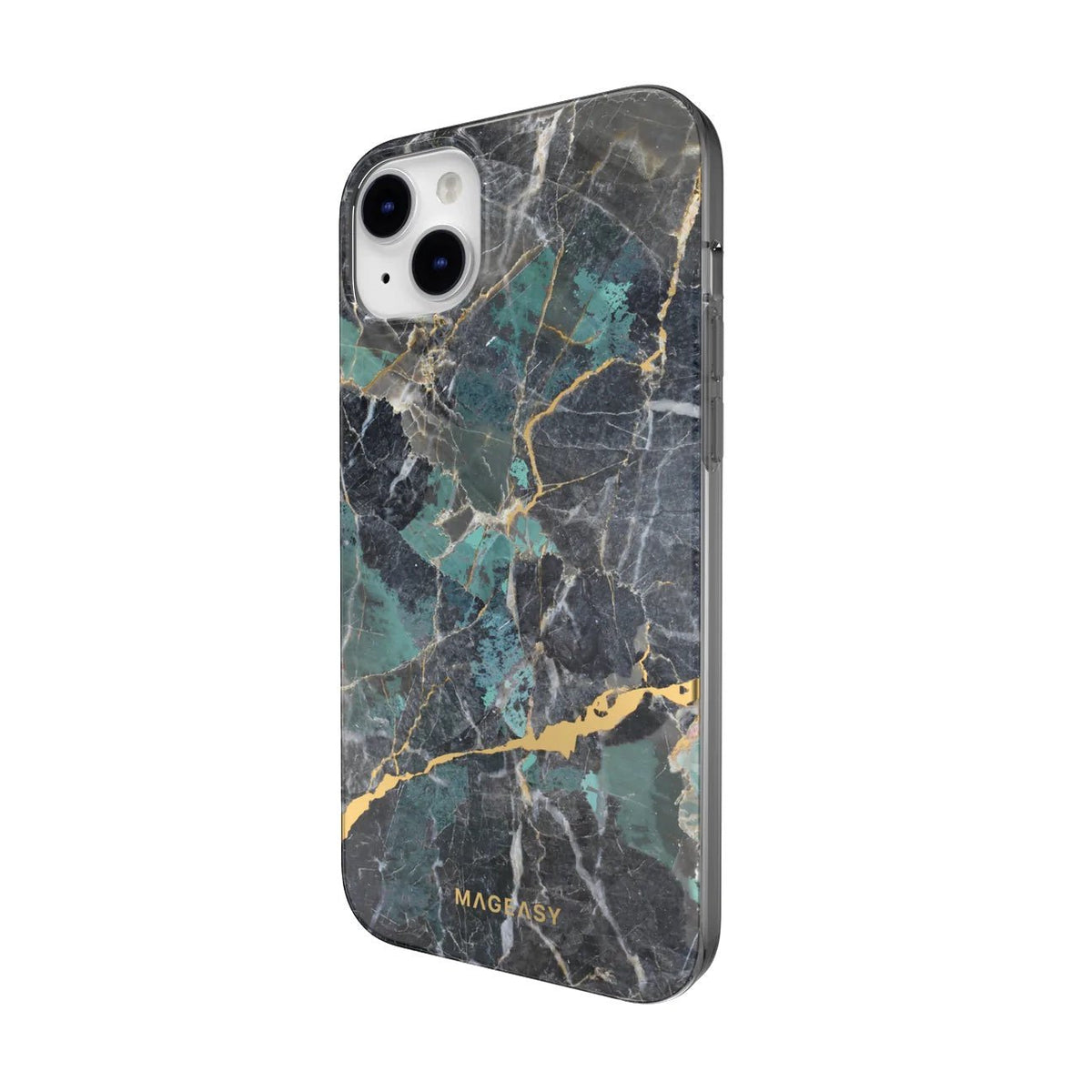 estuche clasico switcheasy marble apple iphone 14 plus color azul - TOP MOVIL