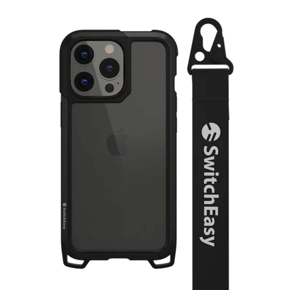 estuche clasico switcheasy odyssey apple iphone 13 pro color negro - TOP MOVIL