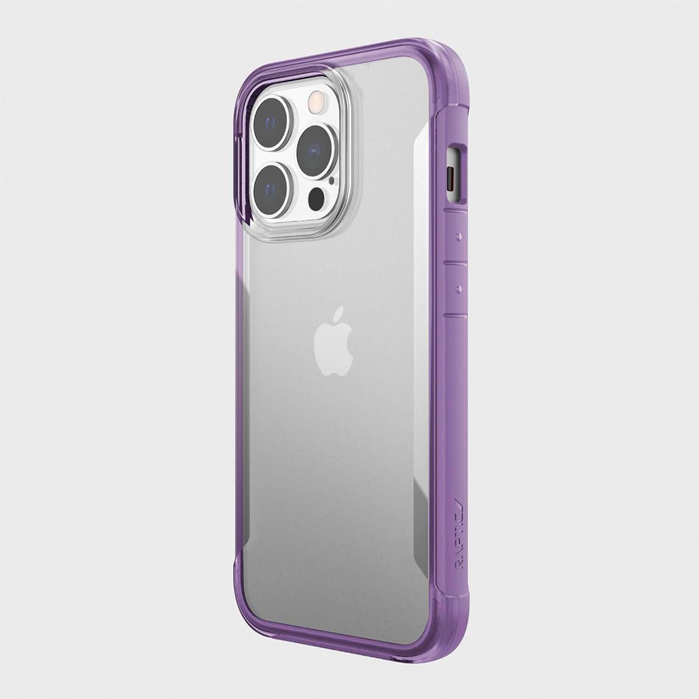 Estuche clasico xdoria raptic terrain for apple iphone 13 pro color morado - TOP MOVIL