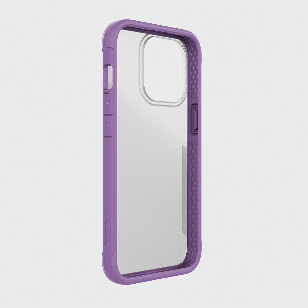 Estuche clasico xdoria raptic terrain for apple iphone 13 pro color morado - TOP MOVIL