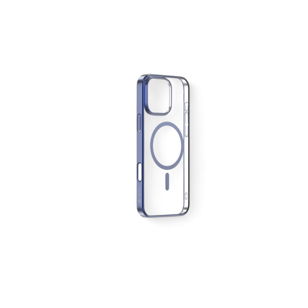 Estuche devia magsafe iphone 16 glimmer magnetic series case(pc) color azul - TOP MOVIL