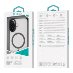 Estuche devia magsafe iphone 16 glimmer magnetic series case(pc) color azul - TOP MOVIL