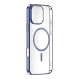 Estuche devia magsafe iphone 16 plus glimmer magnetic series case(pc) color azul - TOP MOVIL