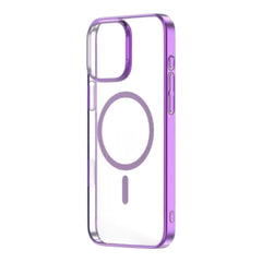 Estuche devia magsafe iphone 16 plus glimmer magnetic series case(pc) color fucsia - TOP MOVIL