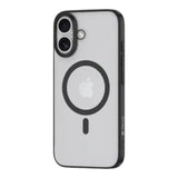 Estuche devia magsafe iphone 16 plus glimmer magnetic series case(pc) color negro - TOP MOVIL