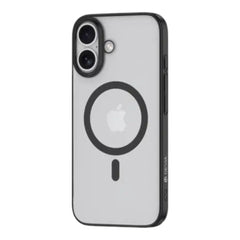 Estuche devia magsafe iphone 16 plus glimmer magnetic series case(pc) color negro - TOP MOVIL