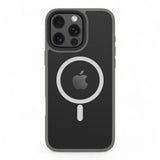 Estuche devia magsafe iphone 16 plus pino series magnetic shockproof case color gris oscuro - TOP MOVIL