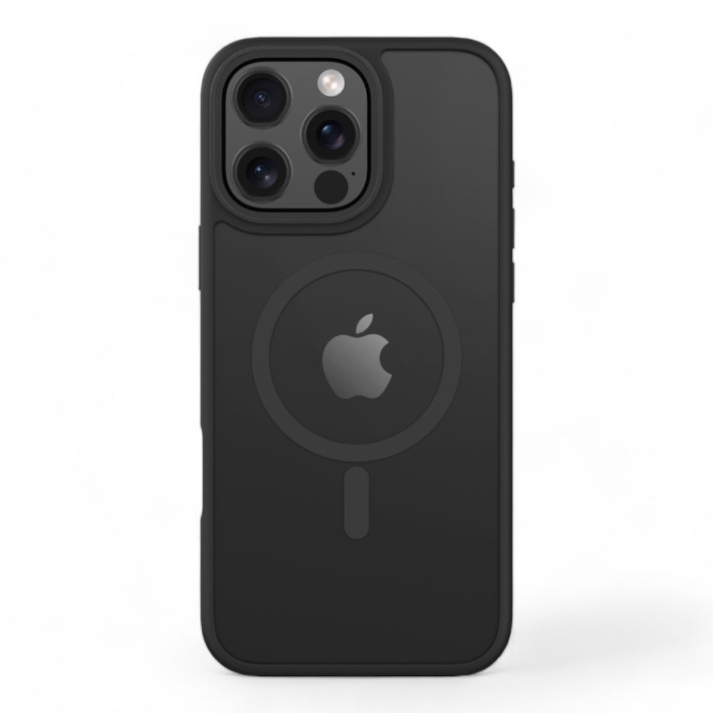 Estuche devia magsafe iphone 16 plus pino series magnetic shockproof case color negro - TOP MOVIL