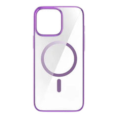 Estuche devia magsafe iphone 16 pro glimmer magnetic series case(pc) color rosado - TOP MOVIL