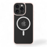 Estuche devia magsafe iphone 16 pro pino series magnetic shockproof case color fucsia - TOP MOVIL