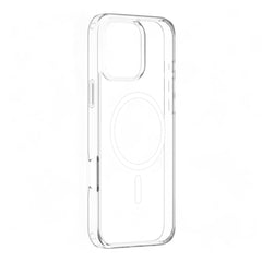 Estuche devia magsafe iphone 16 pure clear magnetic shockproof case color transparente - TOP MOVIL