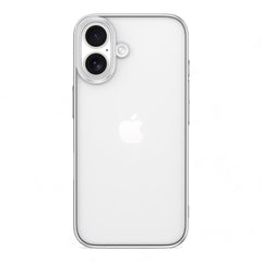 Estuche devia skin iphone 16 glimmer series case(pc) color gris - TOP MOVIL