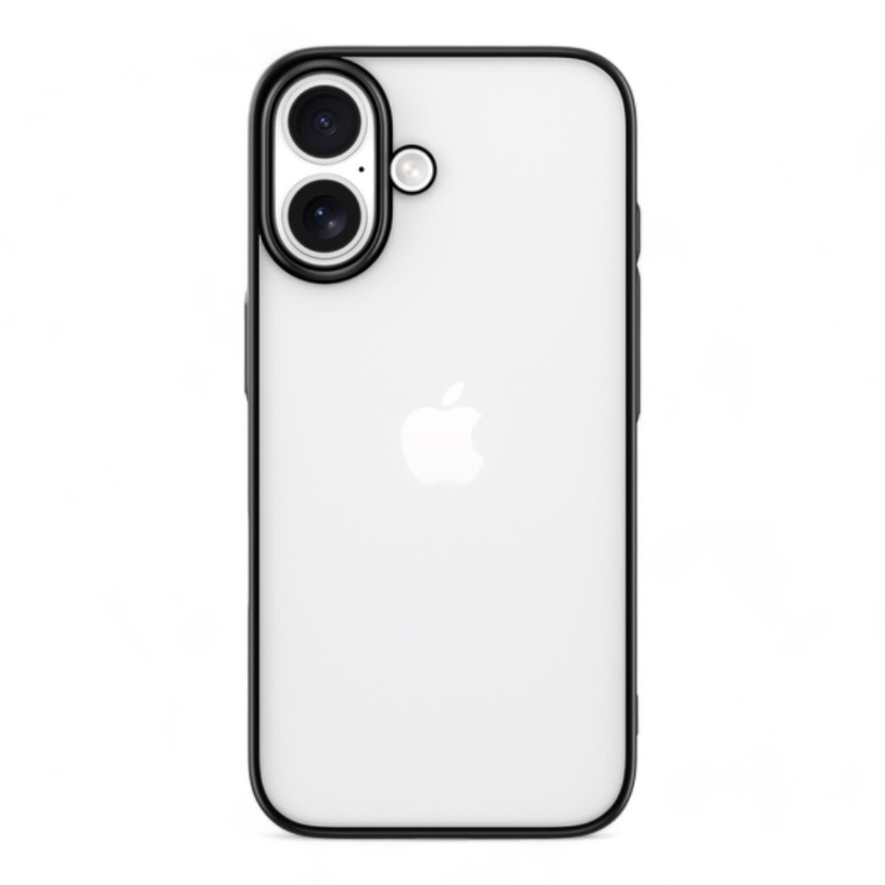 Estuche devia skin iphone 16 glimmer series case(pc) color negro - TOP MOVIL