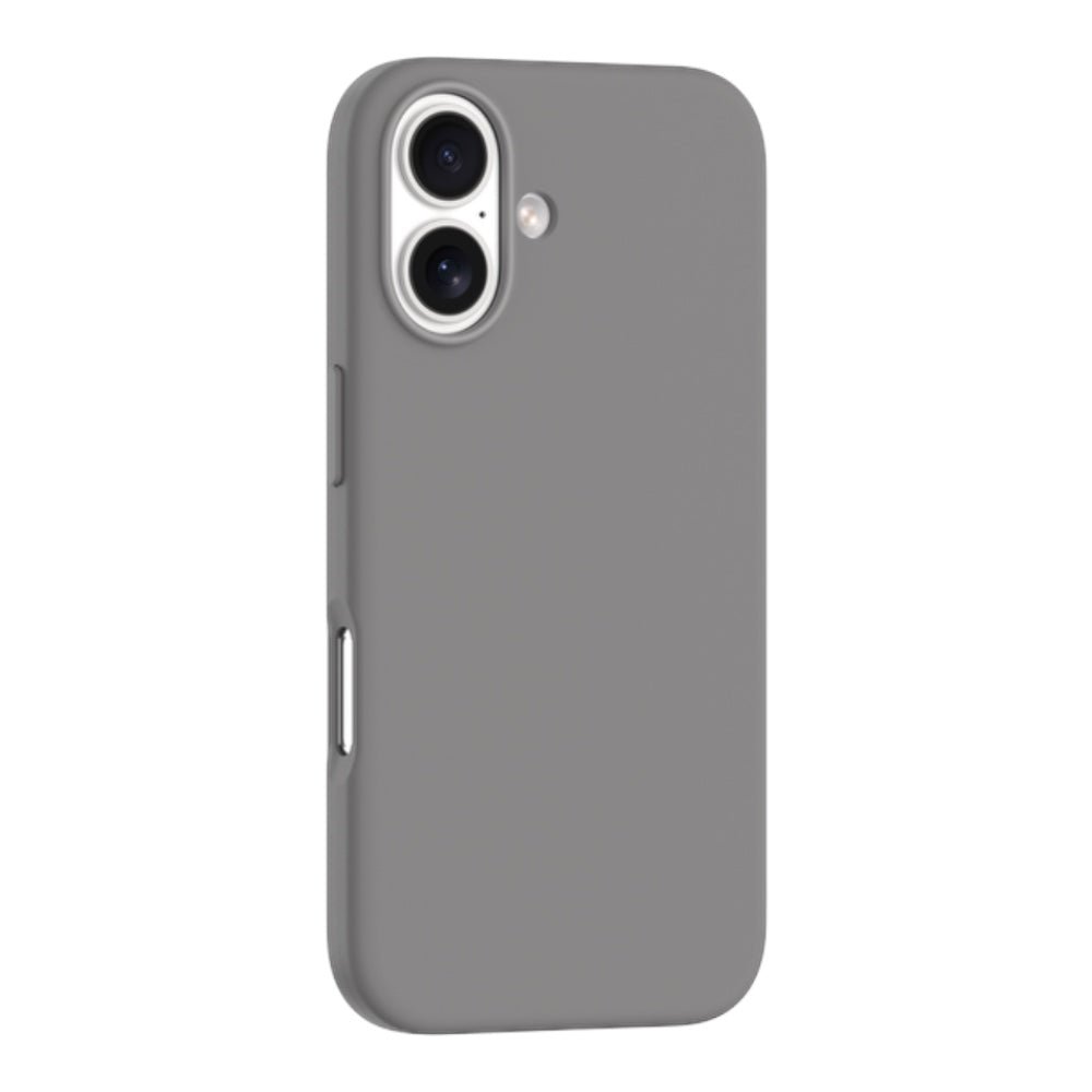 Estuche devia skin iphone 16 nature series silicone magnetic case color gris oscuro - TOP MOVIL